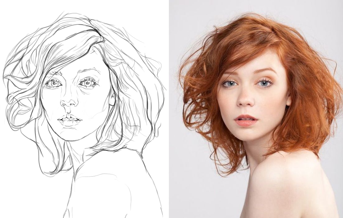 Comment dessiner un visage de femme ?